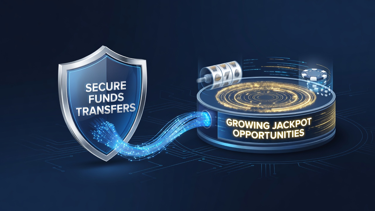 Secure payment systems integrated with progressive jackpot displays across physical and digital casino platforms