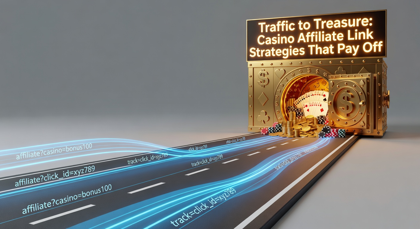 Affiliate dashboard displaying casino traffic metrics and revenue streams, with graphs highlighting conversion rates from various sources